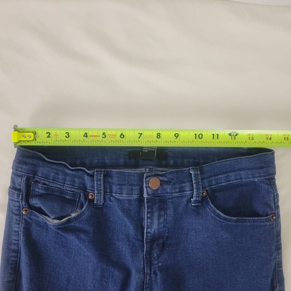 Forever 21 Jeans Womens 27 Blue Denim Low Rise Skinny Leg Medium Wash W28 x L27 - Picture 3 of 13